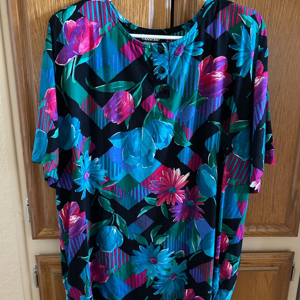 Caliche Floral Multicolor Women's Top